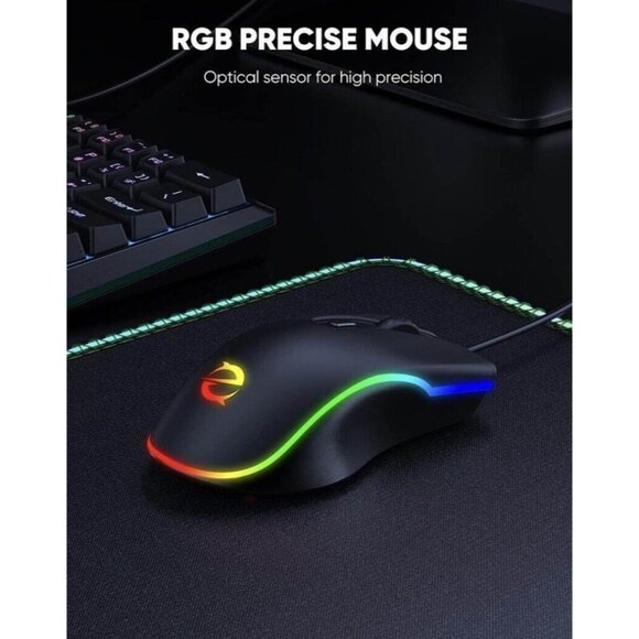 HI600 HIWINGS 60% Gaming Keyboard and Mouse Kit RGB Lighting NEW SEALED - Picture 8 of 8